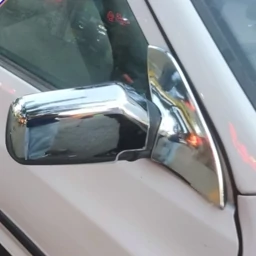 روکش استیل پایه آینه راهنما پراید