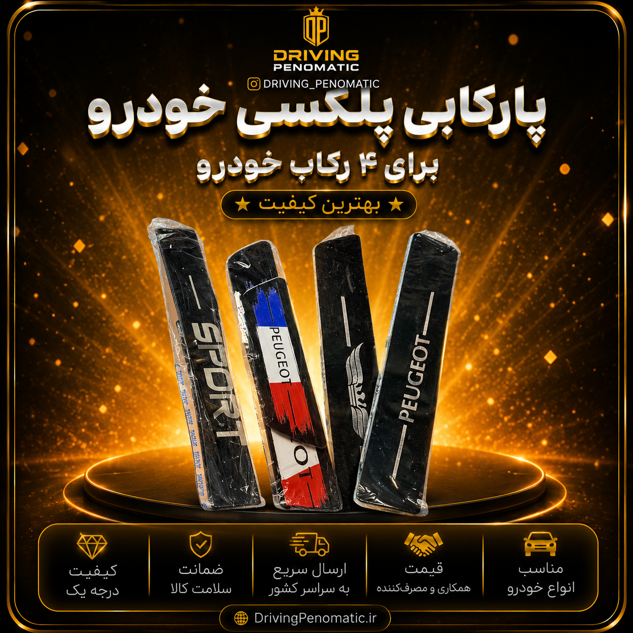 پارکابی پلکسی خودرو
