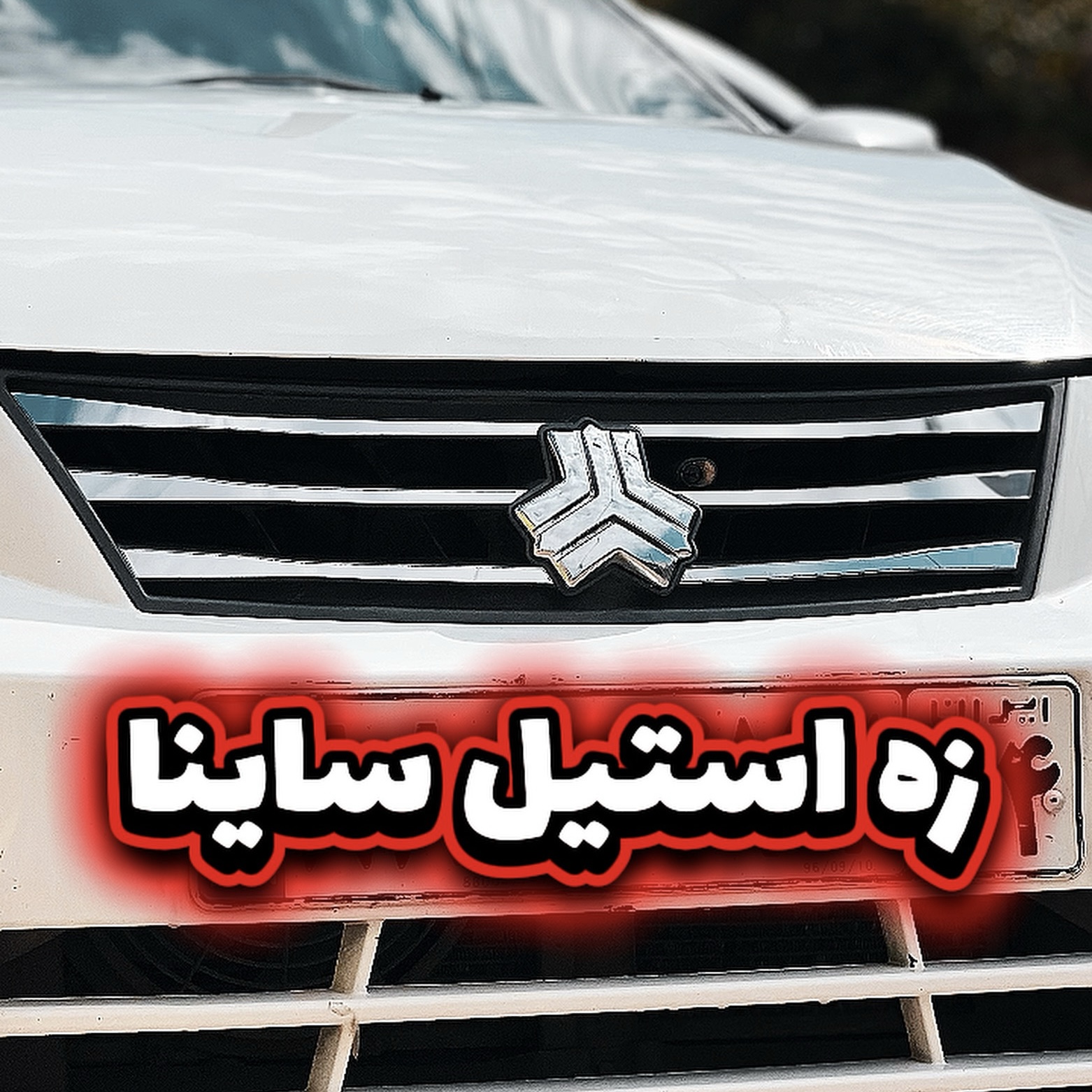 زه استیل جلو پنجره ساینا معمولی